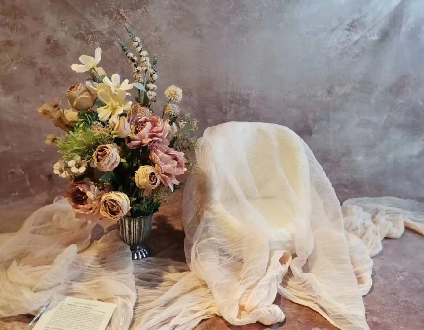 Baby Girl Painting Style Theme Set - Newborn Photography Props - Image 5